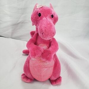 Douglas Dazzly Pink Dragon Plush Stuffed Toy 9 Inch 2014 Missing Tutu 722